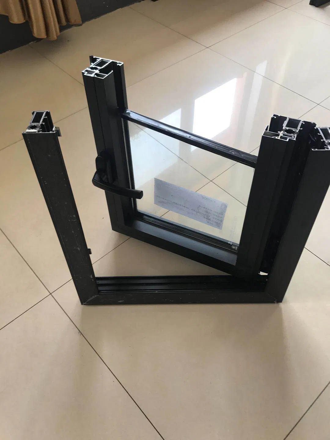 Architectural Aluminum Fire-Resistant Window with Thermal Break