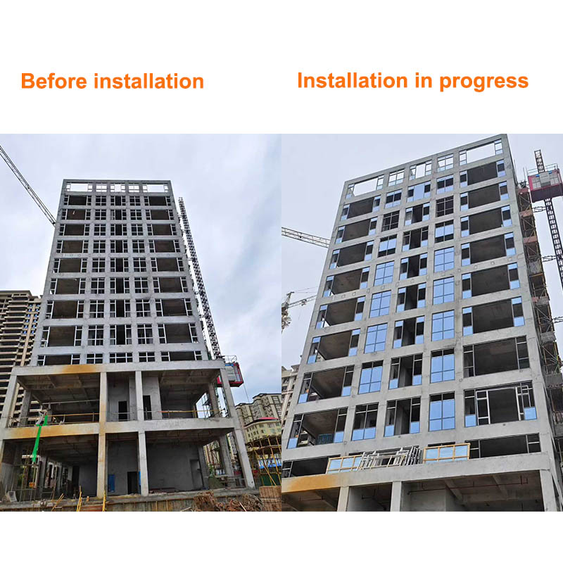 Deezon NFRC American House Project Anti-Impact Aluminium Casement Windows Soundproof Swing Awning Windows And Doors