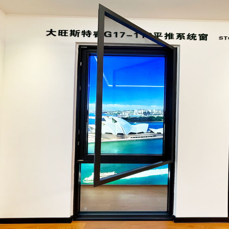 Aluminum Smart Home Electric Parallel Glass Window Outward Opening Sliding Window