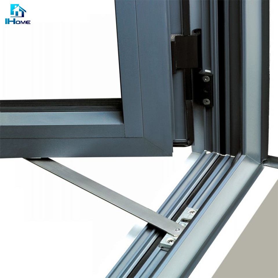 Hurricane-Resistant Plastic Aluminium Windows, Aluminium Casement Window