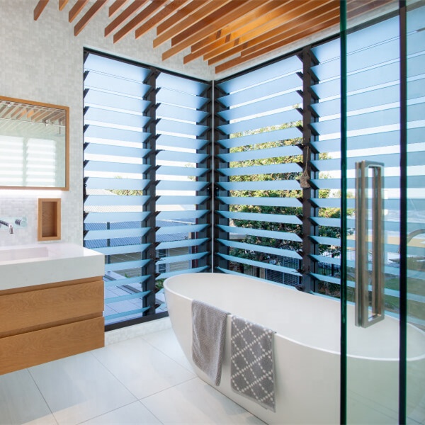 Pavida Louvered windows Aluminum Frame Adjustable Glass Louver Windows Aluminium Louvre Shutter Window Manufacturer