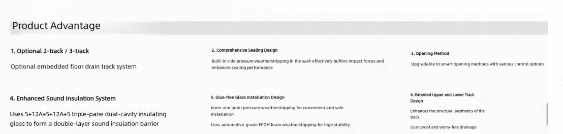 Soundproof Thermal Insulated 125 Series Aluminum Alloy Side Hung Window Smart Opening System EPDM Sealing Sliding Windows