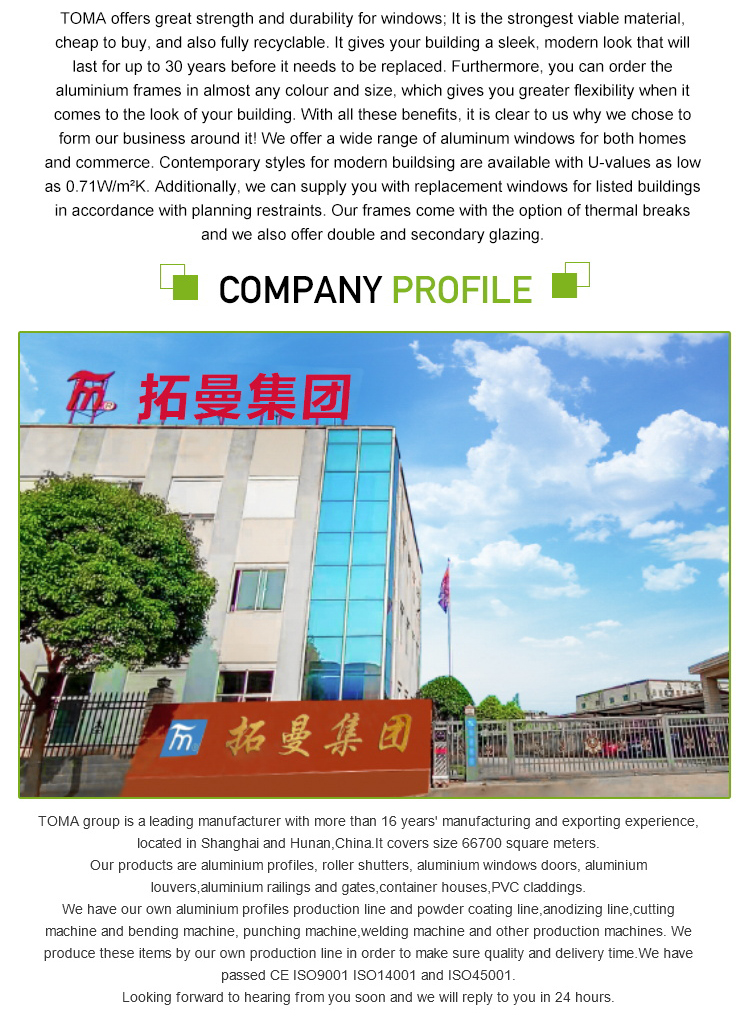 AS2047 Australia European Standard Smart windows Ventanas De Aluminio Window Security