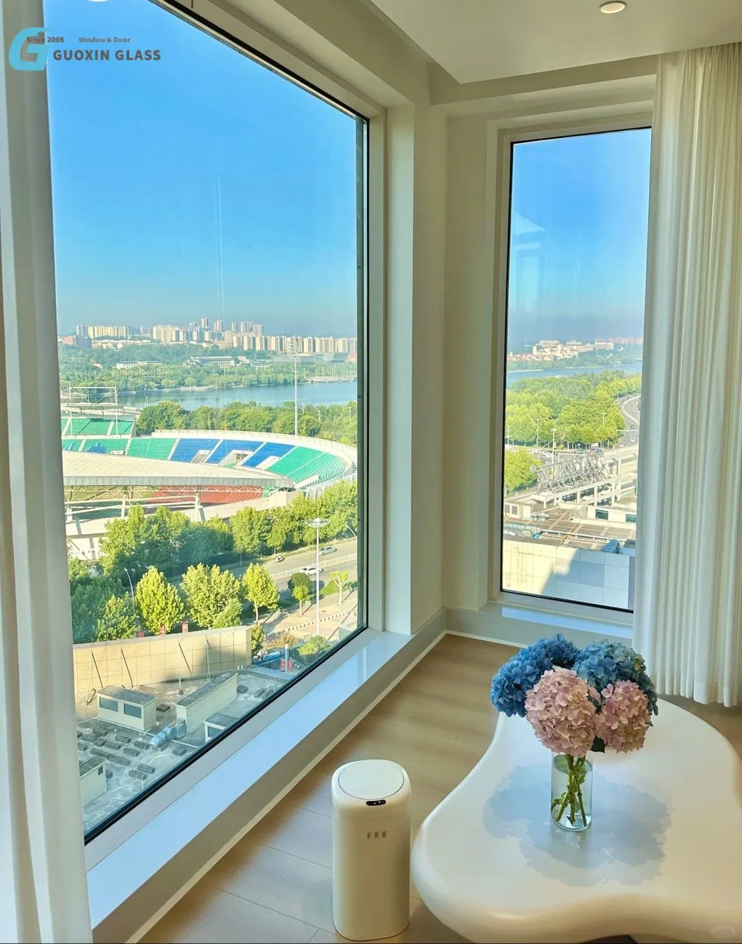 High-Performance Waterproof Aluminum Fixed Window with Custom Insulation