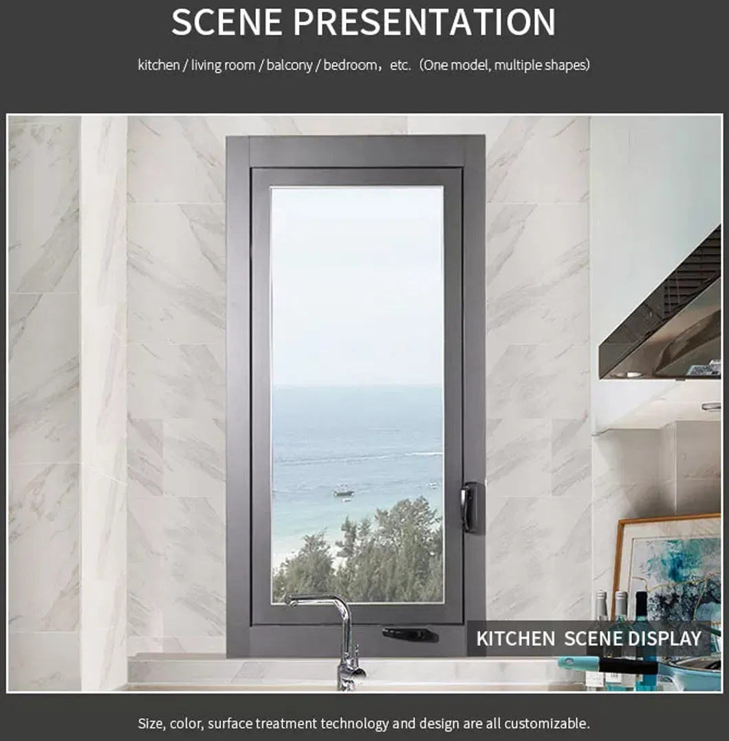 S63 Aluminum Glass Windows Aluminium Top Hung Awning Window