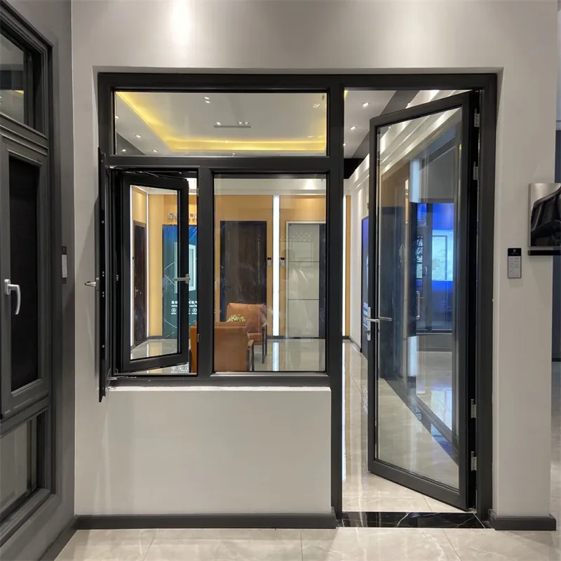 Modern Popular Aluminium Soundproof Windows Aluminum Energy Efficient Casement Window