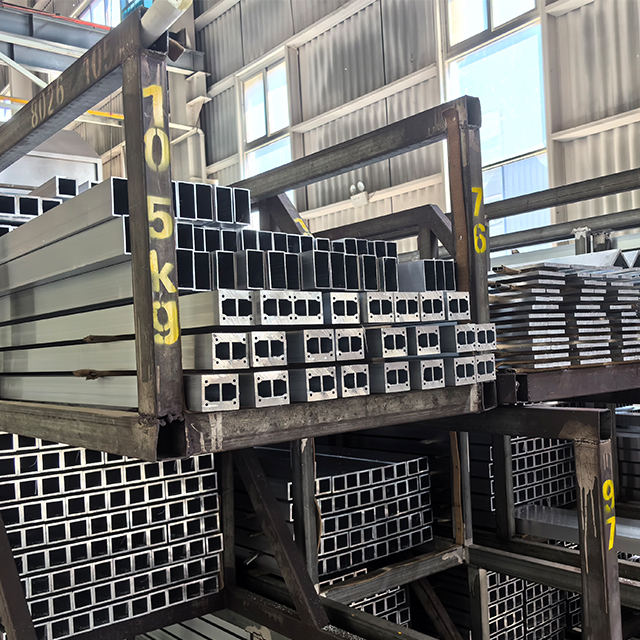 Industrial Extruded Aluminum Alloy Profiles for Door Window Applications Durable Powder Coated Custom Size CNC Bending Cutting