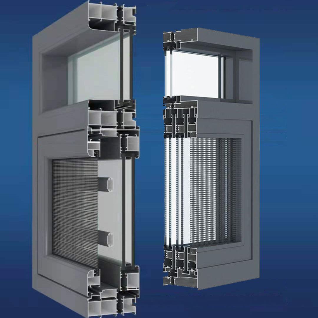 Automatic Smart 6063 Aluminium Alloy Horizontal Sliding Windows/Doors Veka Profile Thermal Break Australian Style Bedroom
