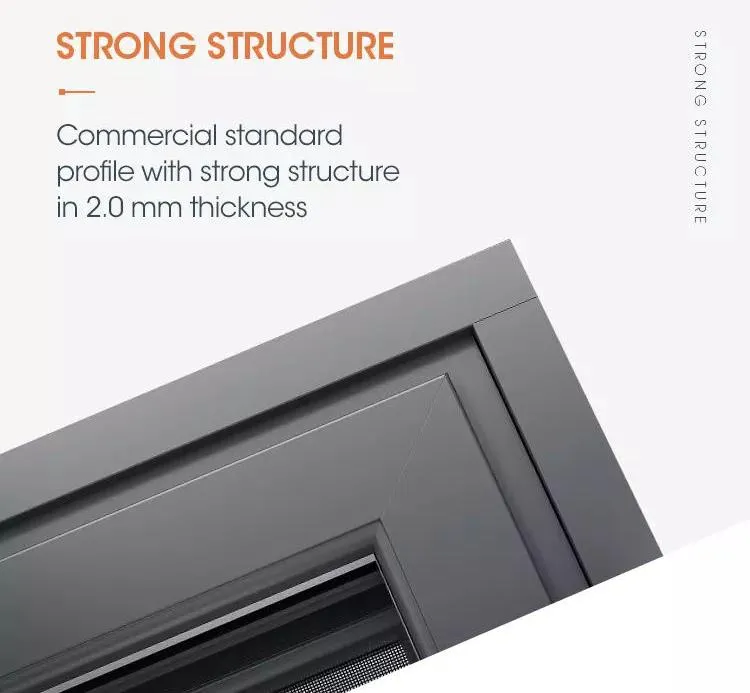 Aluminum Large Fixed Glass Extra Large Picture Window Style