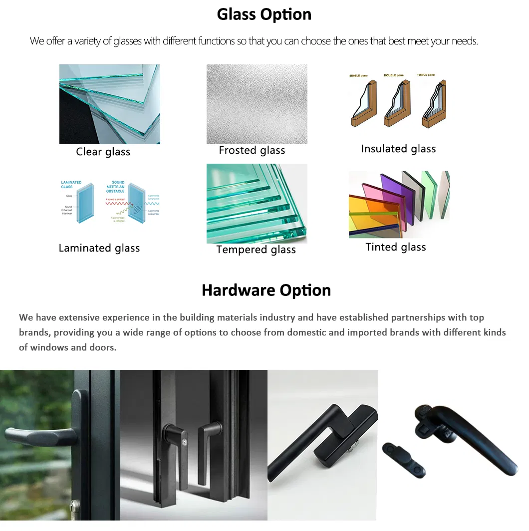 Premium Hurricane Resistant Aluminum Bi-Fold Windows for Balconies