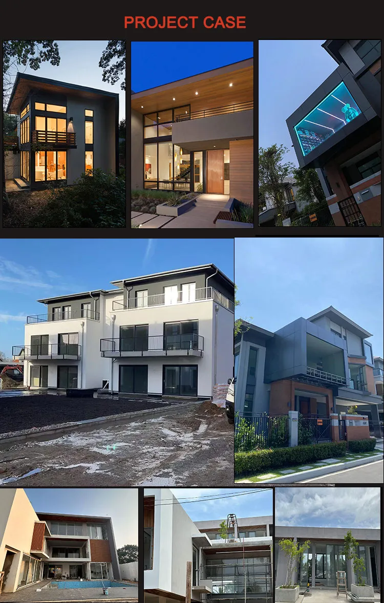 Hurricane Proof Impact Resistant Sliding Heat Insulation Aluminum Windows and Doors