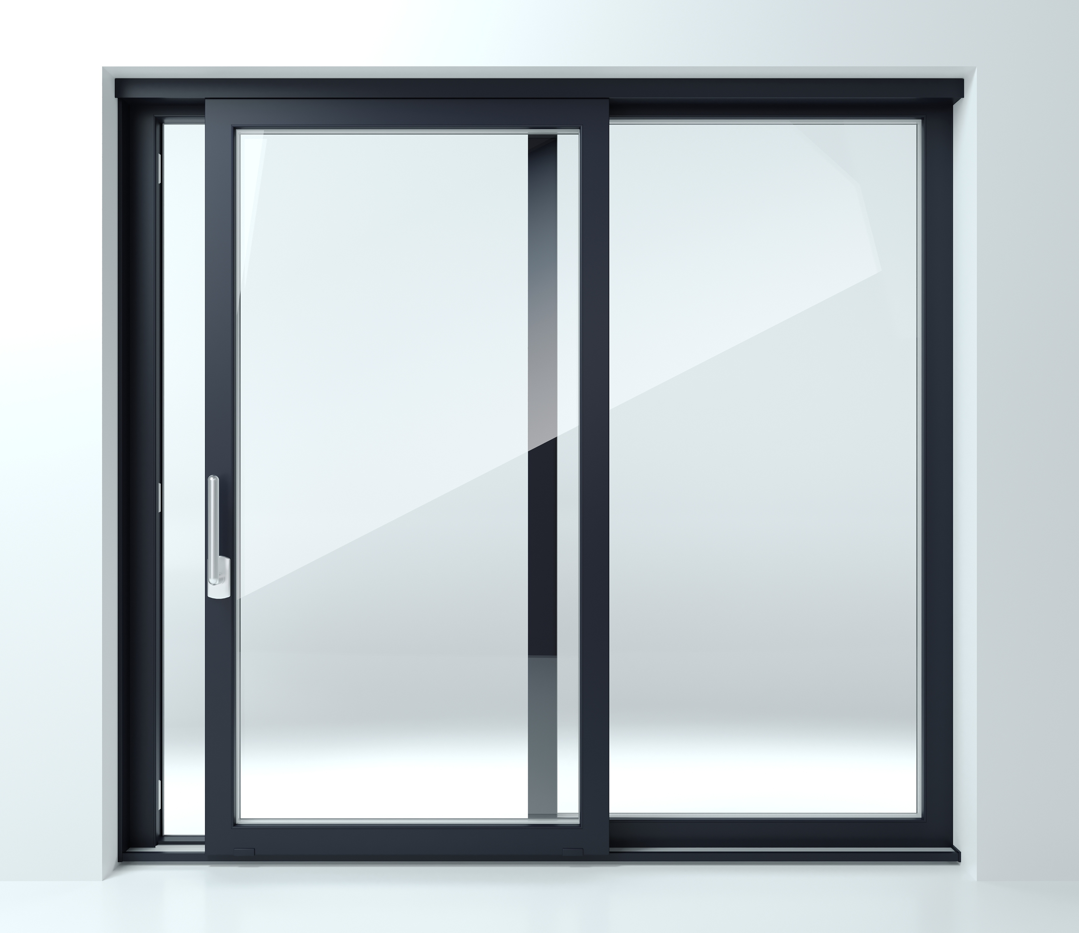 Soundproof Thermal Insulated 125 Series Aluminum Alloy Side Hung Window Smart Opening System EPDM Sealing Sliding Windows
