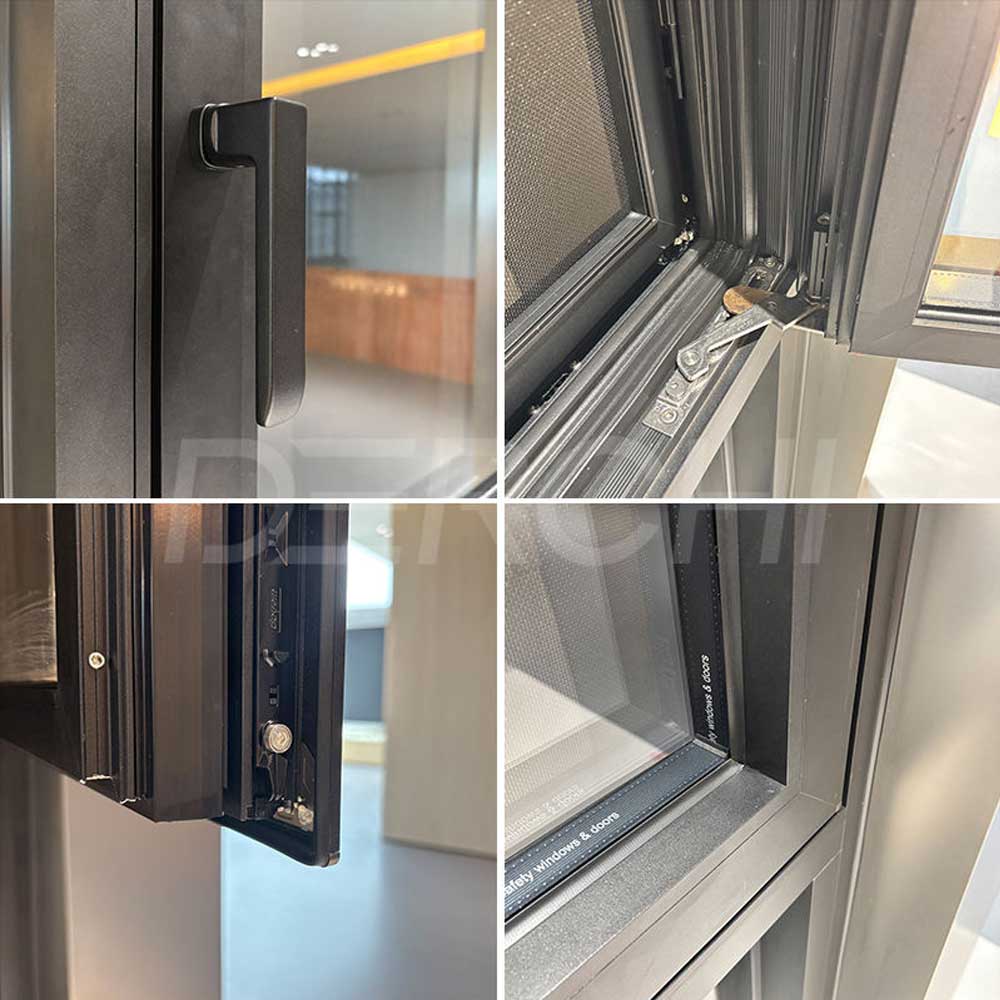 Top Quality New Design Double Glazed Smart Tempered Glass Tilt And Turn Windows Casement Windows