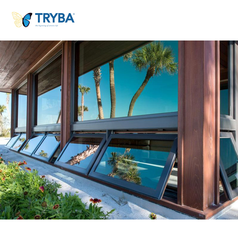 Residential White Aluminium Price Retractable Window Awning Aluminium Window