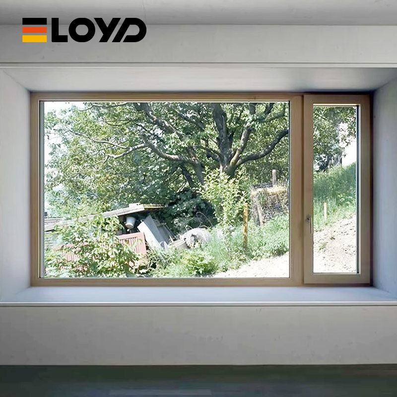 Eloyd Factory Premium Thermal Break Aluminum Casement Window Heavy Duty Commercial Custom Size for Villa Open