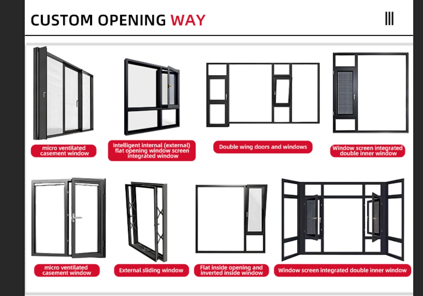 Hurricane Resistant Soundproof Energy Saving Aluminum Frame with Mosquito Net Custom Size Modern Exterior Villa Sliding Window