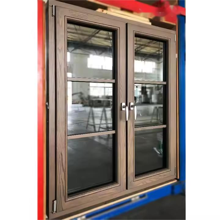 Modern Simple Designs Cheap House Windows for Sale Hurricane Impact Resistant Wood Aluminium Casement Window