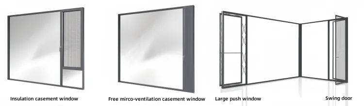 Premium Hurricane-Resistant Aluminium Casement Windows with Impact Glass