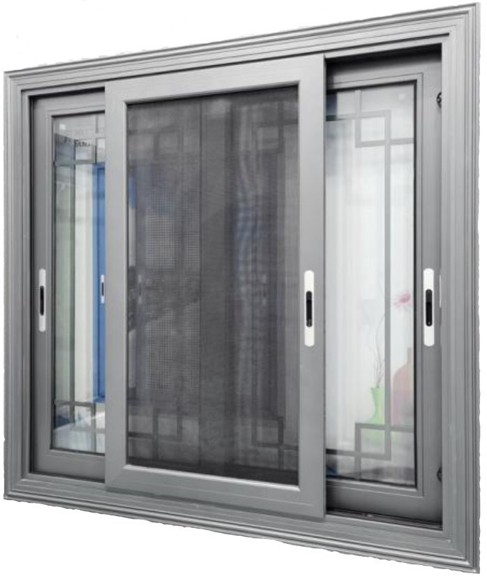 Easy Installation DIY Aluminum Sliding Window Industrial Outdoor Use Apartment Compatibility Complete Accessories Included