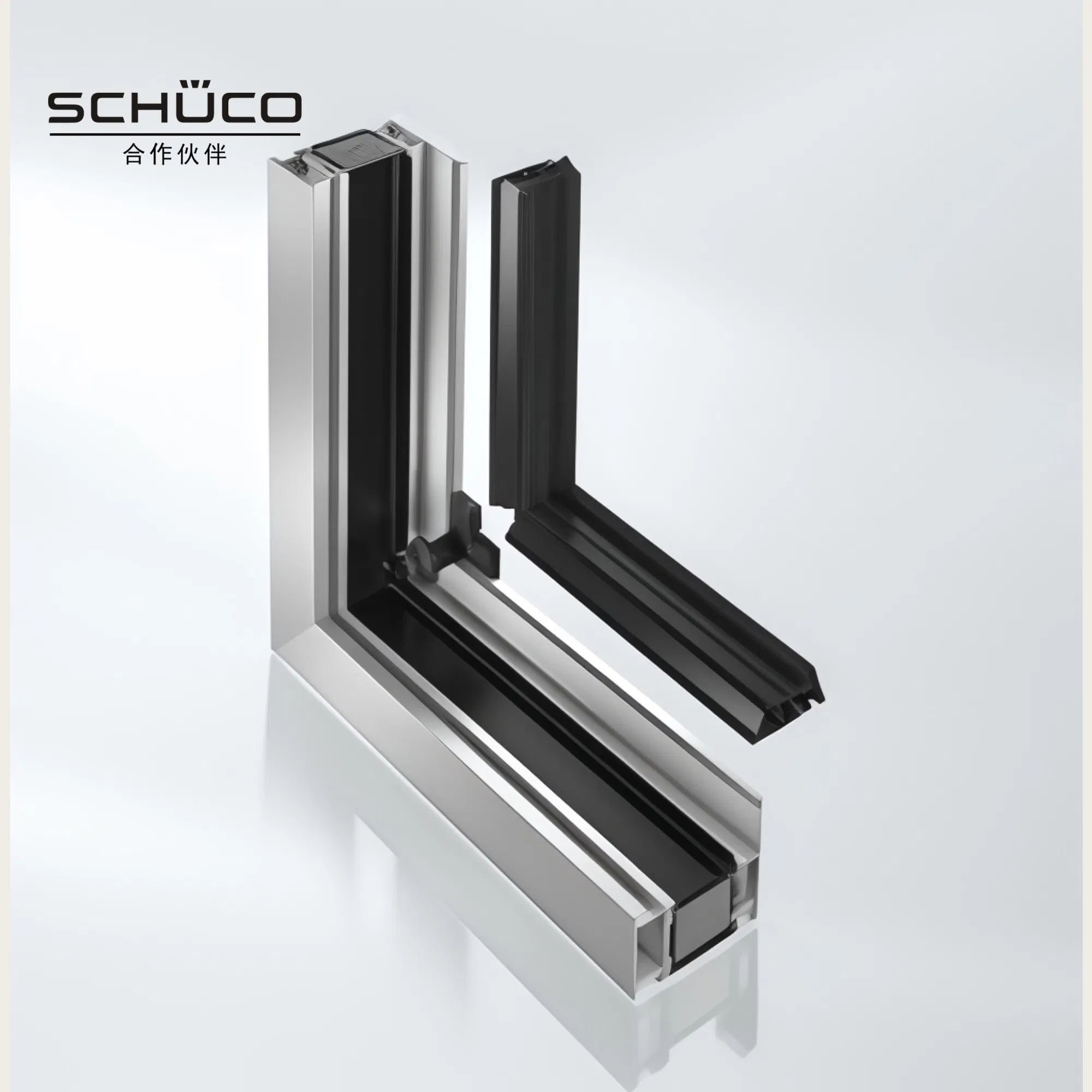 New Design Multi Seal Energy Efficient Aluminium Inward Opening Window for Home Living