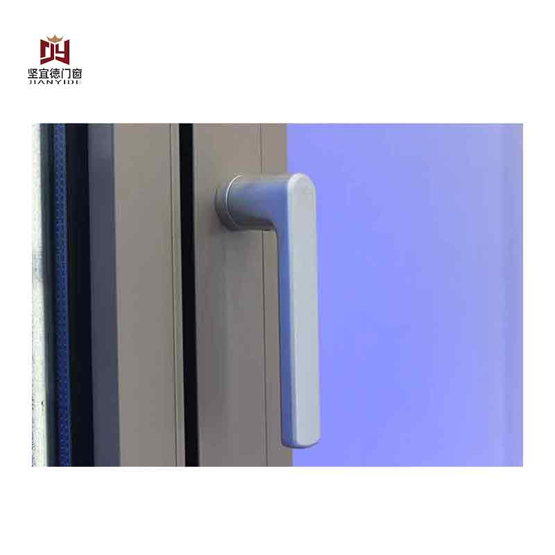 Soundproof Thermal Break Tinted Double Glazed Modern Horizontal Hurricane Impact Aluminum Alloy Swing Casement Window Commercial