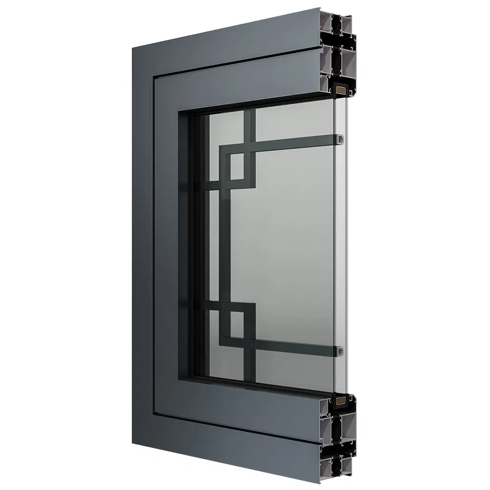 China Manufactured Residential Aluminum Casement Window Modern Elegant Appearance Thermal Break Aluminium Swing Window for Apartment &amp; Villa