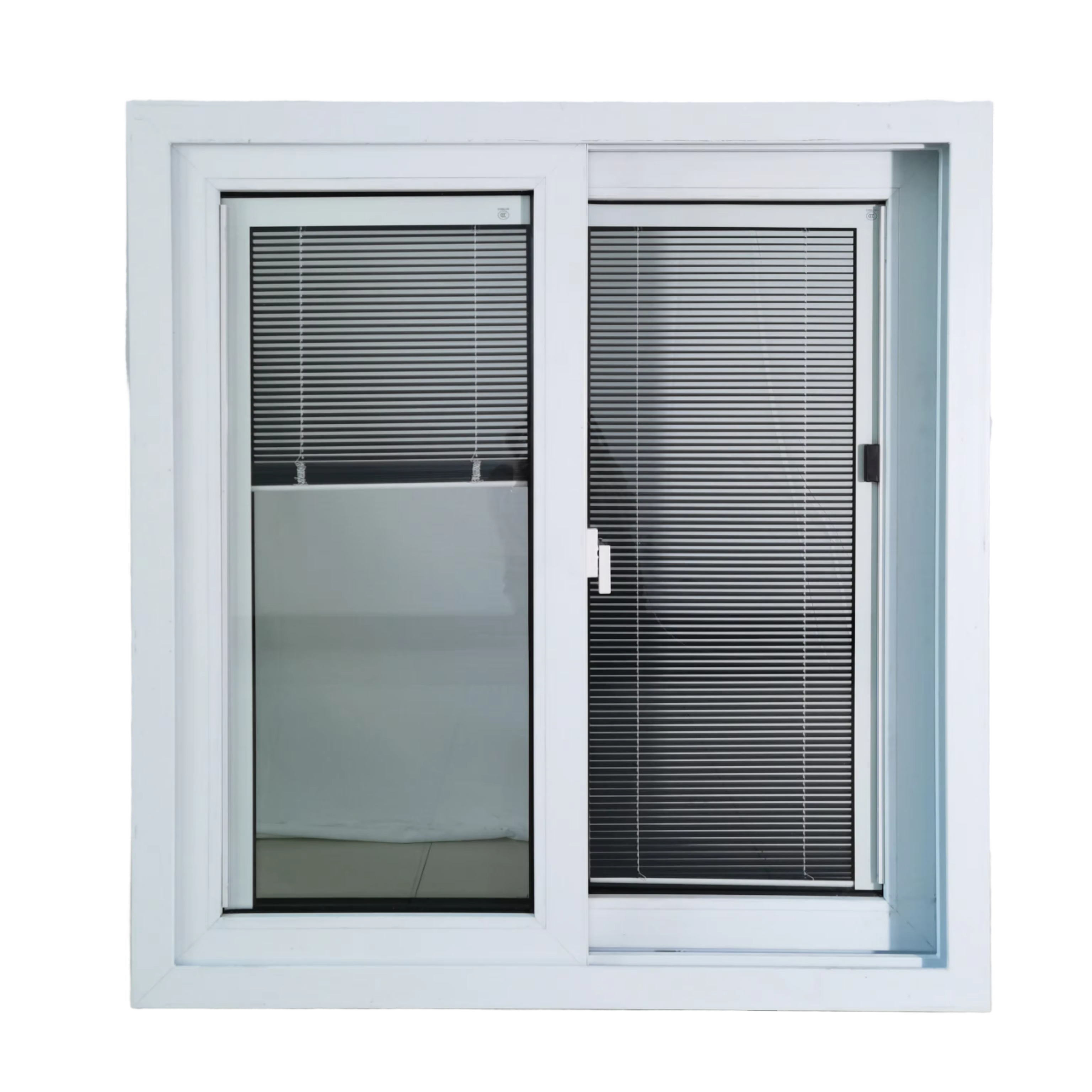 High Quality Modern Design Upvc Hurricane Impact Coated Grey Double Glass Doors Windows For Houses Kitchen