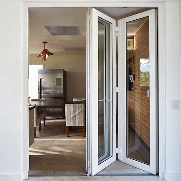 Interior Bathroom Thermal Break Aluminum Alloy Sliding Door With Double Glazed Tempered Glass Waterproof Heavy Duty Patio Door