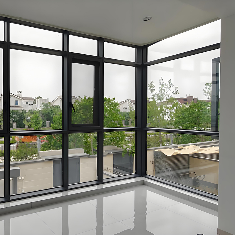 Ksps110 Soundproof Insulation Tilt and Turn Thermal Break Aluminum Alloy System Window