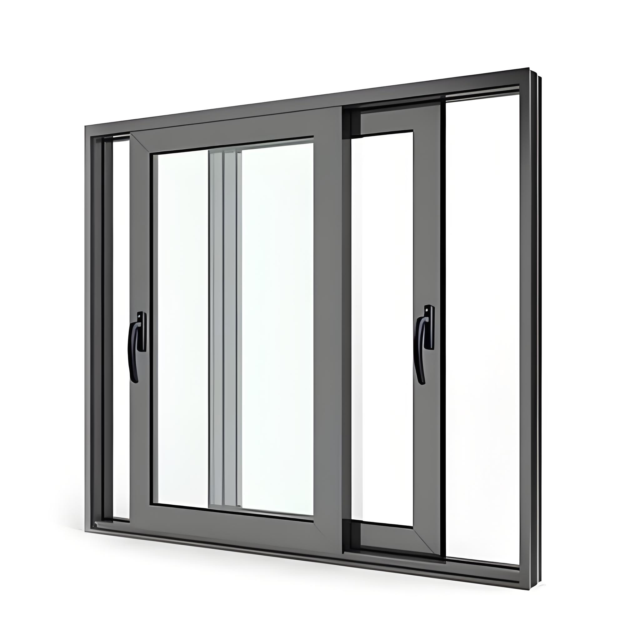 Aluminum Soundproof Window Energy Effective With All Colors Aluminum Alloy Frame