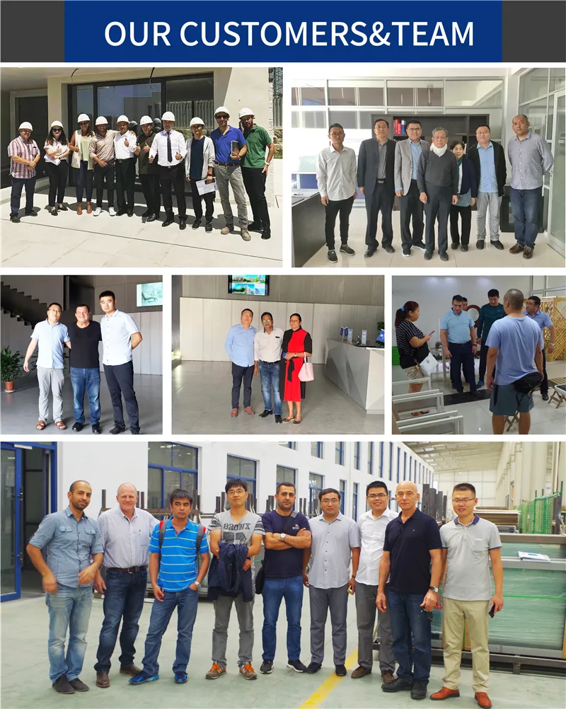 Thermal Break Picture Windows Interior Soundproof Glass Aluminum Fixed Windows