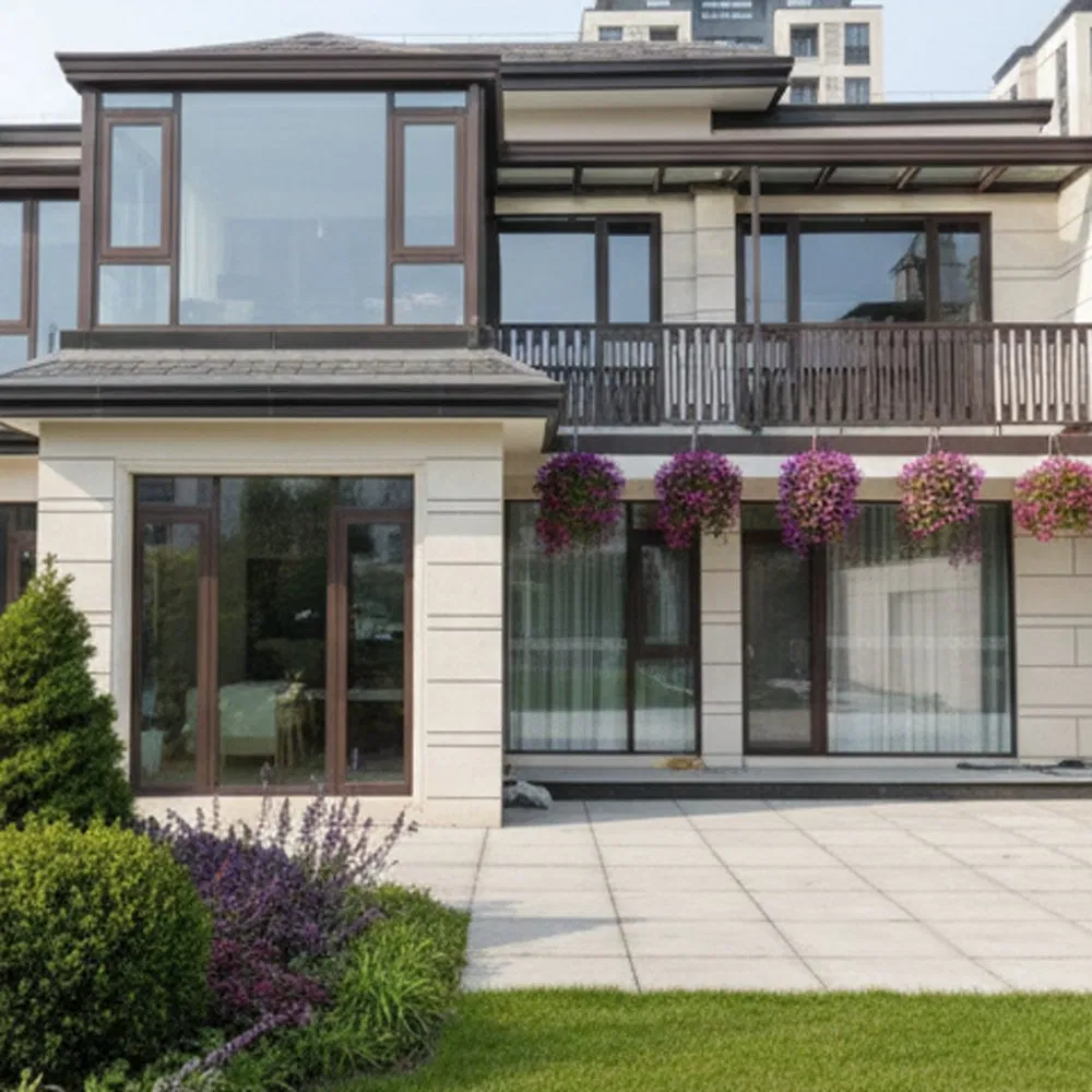 Hurricane-Resistant Aluminium Casement Window for Enhanced Hotel Safety