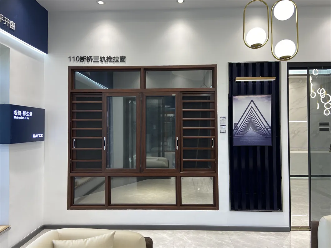 Aluminum Glass Curtain Wall Facade Unitized Stick Frame Spider Sliding Folding Bifold Casement Hinge French Price Double Glazed Aluminium Windows Doors