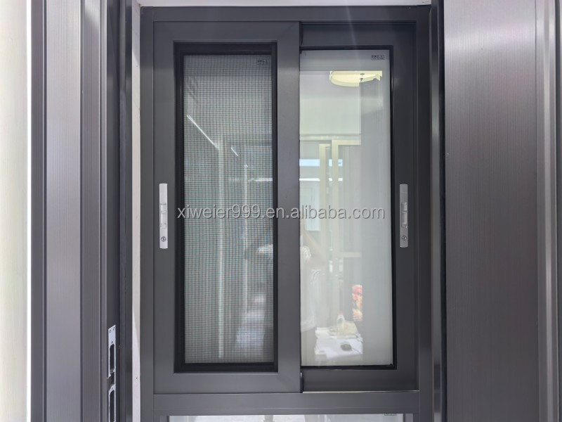Best Quality Modern Soundproof Tempered Double Glass Thermal Break Aluminum Sliding Window