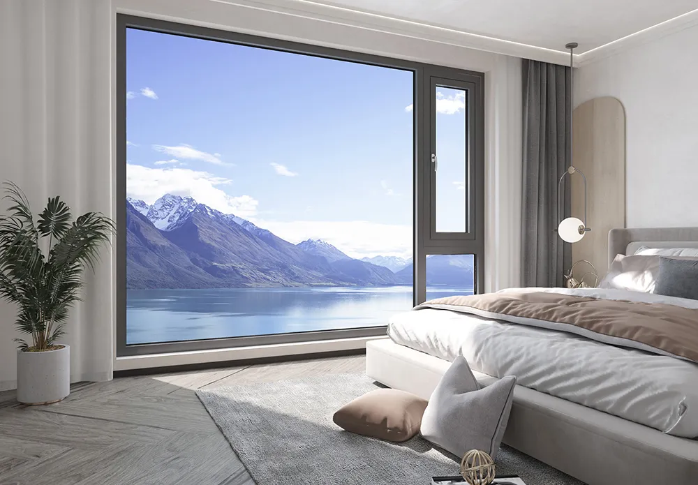 Impact Resistant Double-Sided Casement Premium Series Architectural Aluminum System Window