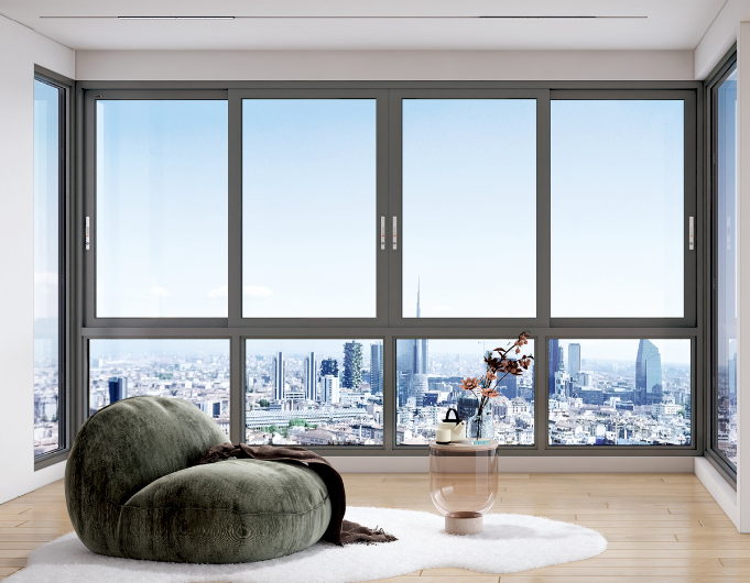 Energy Efficient Awning Window with Thermal Break and Aluminium Profile