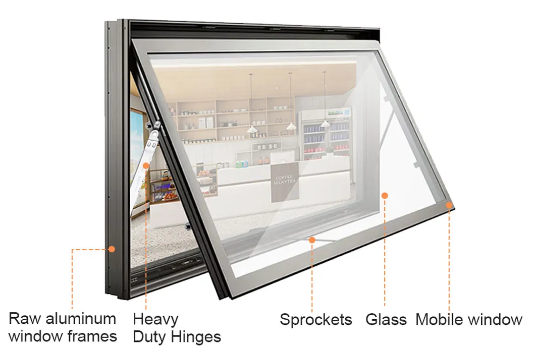 Premium Architectural Aluminum Awning Window Clean Modern Lines Window