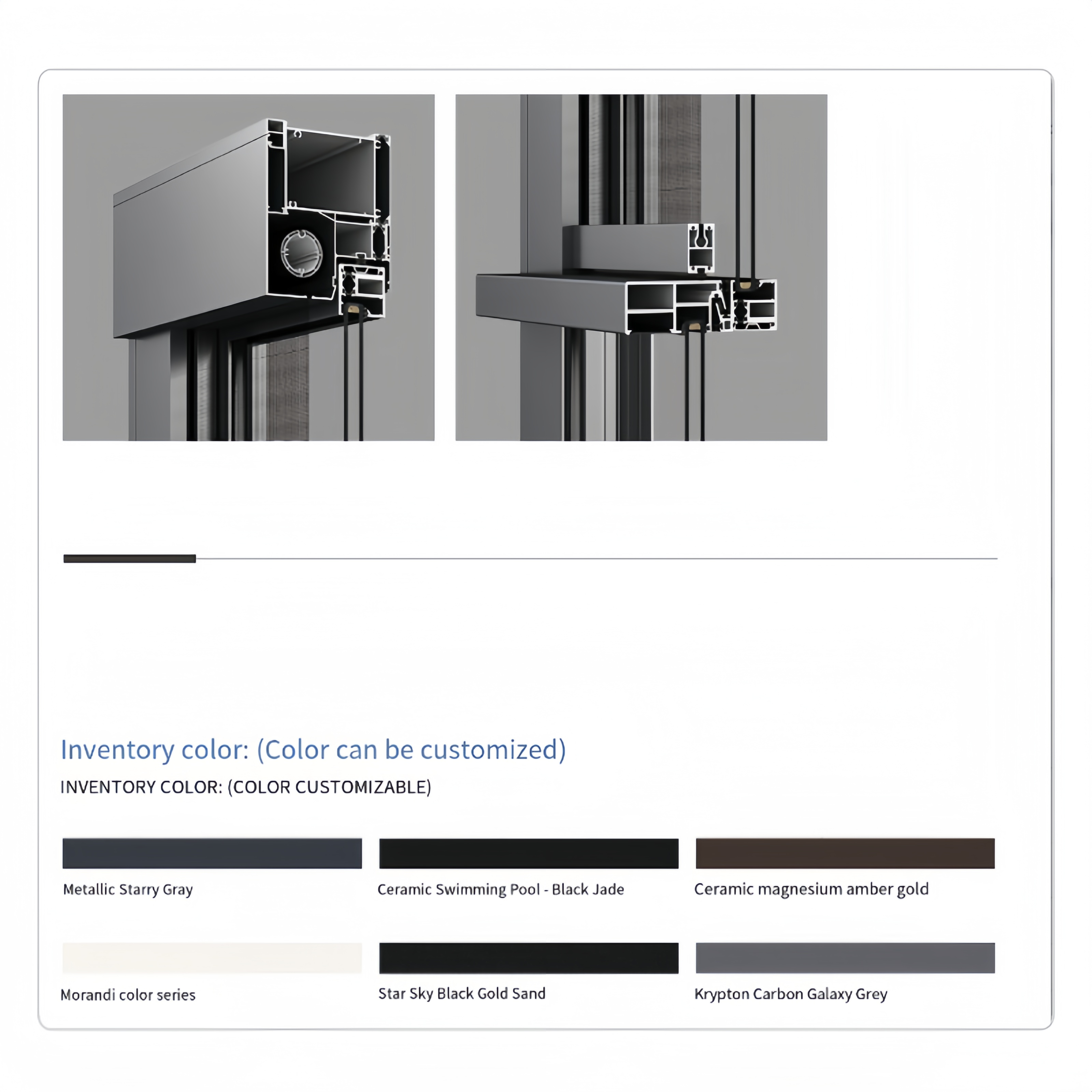 Smart lifting window installation detail