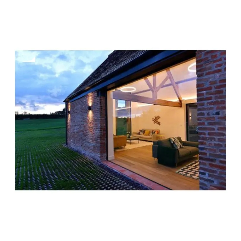 European Standard Modern Style Hurricane Resistant Large View Aluminum Fixed Glass Picture Windows