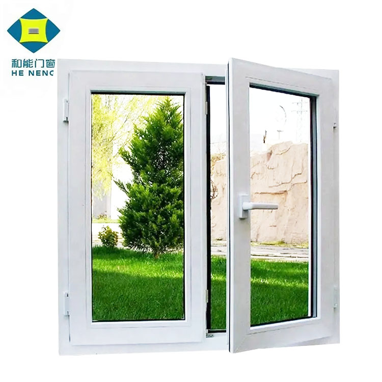Most Popular China Factory Price Upvc Ventanas Pvc House Doors Windows 3 Panel Triple PVC Casement Window