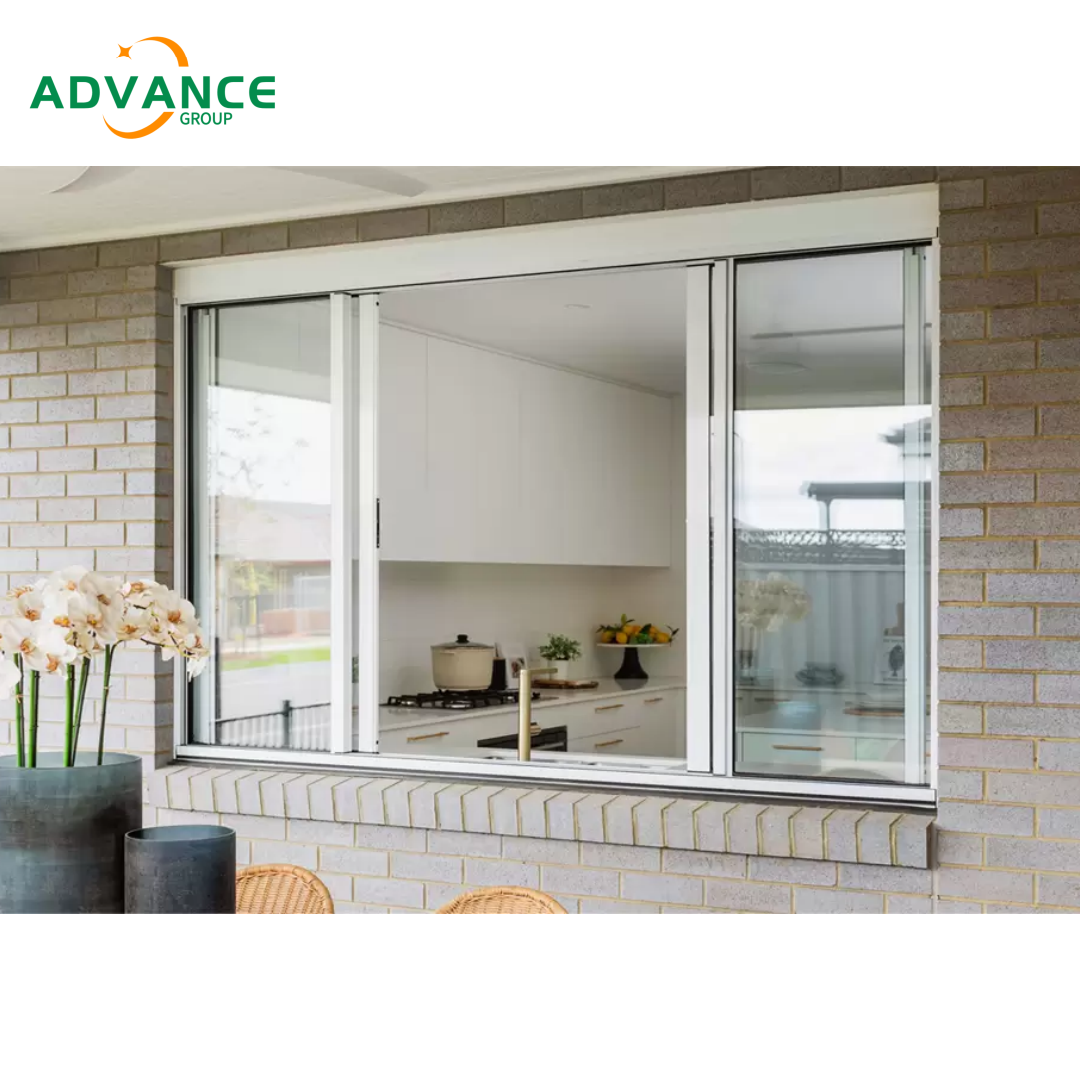 Heavy Duty Commercial Grade Aluminum Sliding Window for Store Fronts and High Rises High Wind Pressure Resistance Fenestral