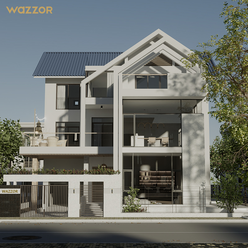 Wazzor Aluminum Window Manufacturers High-Quality Typhoon-Resistant And Energy-Saving Casement Windows Soundproof Windows
