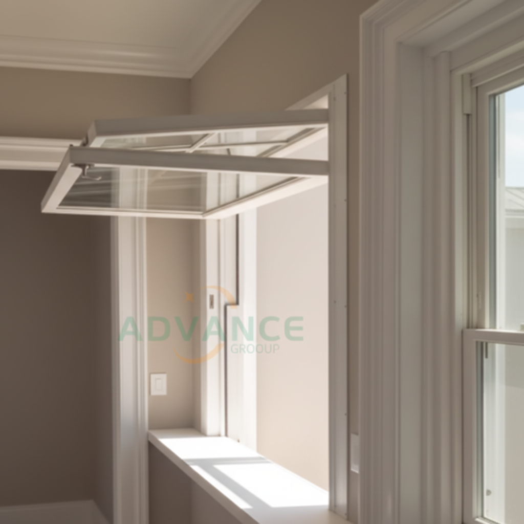 Modern High Quality Soundproof Tempered Glass Industrial Aluminium Folding Window for Residential Houses Hotel