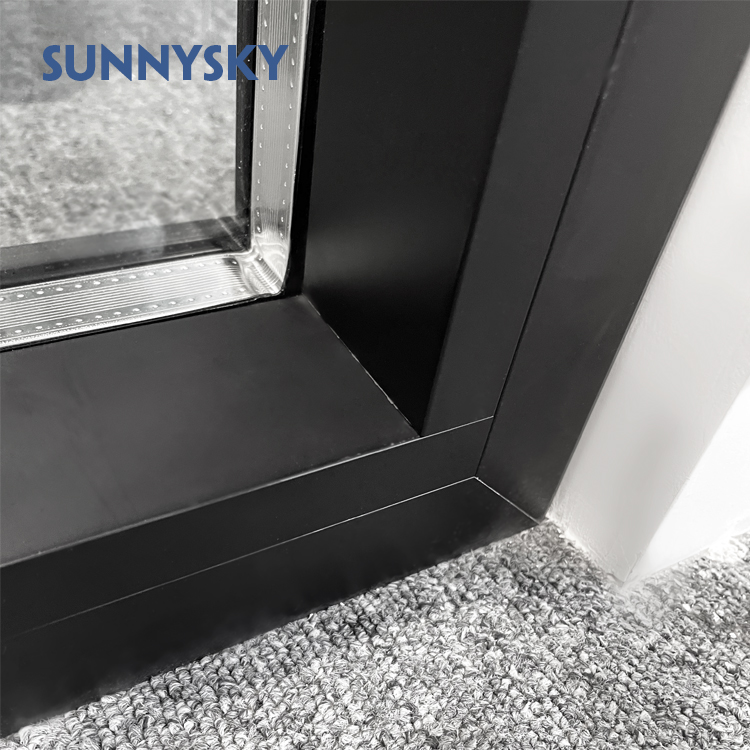 Sunnysky Customized Design Modern Aluminum Frame Fixed Window Floor to Ceiling Glass Windows for Villas