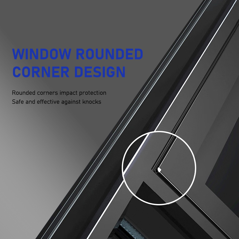 High Quality Aluminum Double Glazing Casement Windows Tempered Clear Glass Tilt Turn Window Open Style Horizontal Window