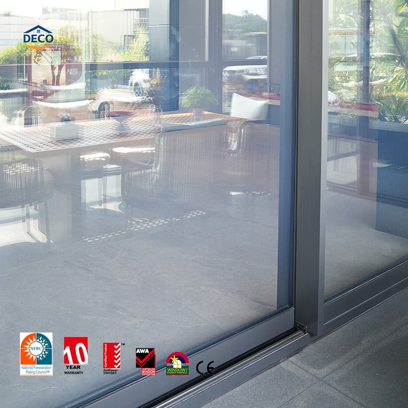 Hurricane Proof Impact Resistant Sliding Heat Insulation Aluminum Windows and Doors
