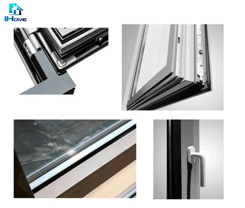 Hurricane-Resistant Plastic Aluminium Windows, Aluminium Casement Window Details