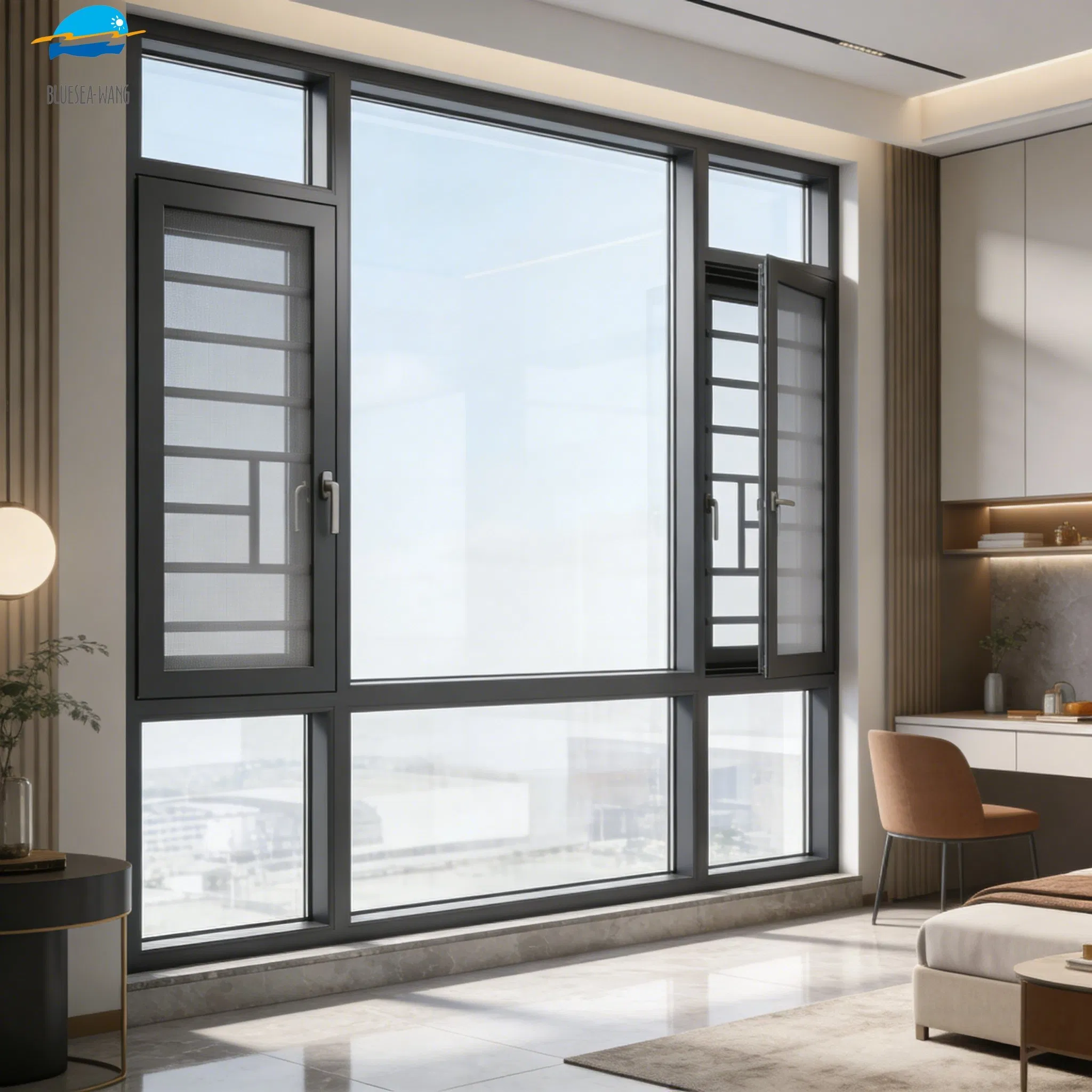 Premium Energy-Efficient Aluminum Casement Window for Modern Homes