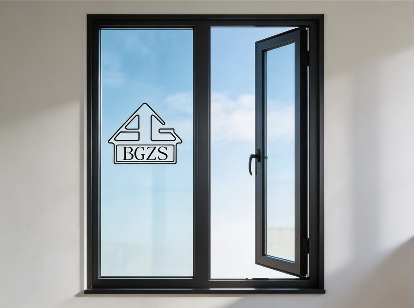 Bgzs Broken Aluminum Aluminium Casement Glass Window with Folding Mosquito Screen for Home/School