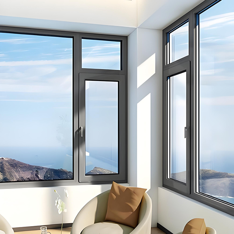 Kspc75 Modern Customized Double Glazed Thermal Break Aluminium Casement Window for House